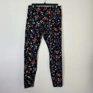 Avia Black with Rust and Blue Pattern Activewear